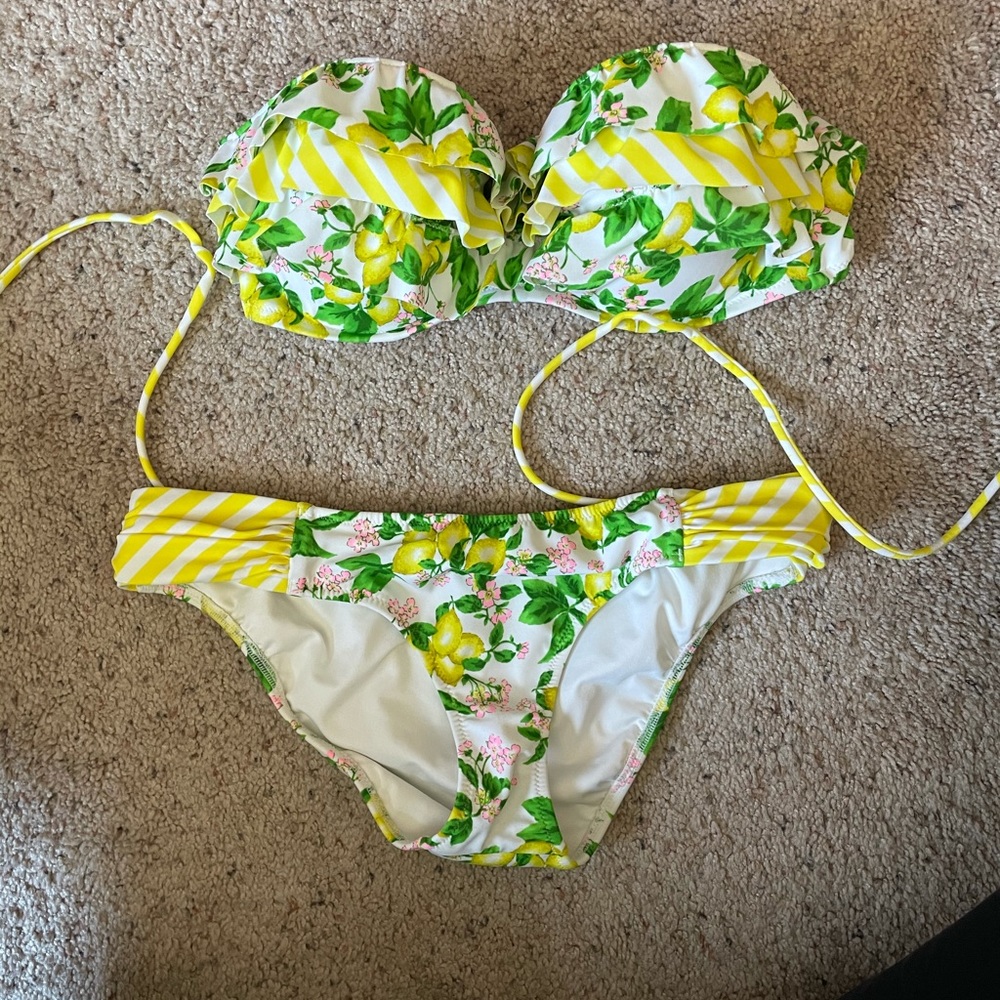 Victoria Secret Lemon Bikini Set